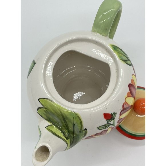 Young's Heartfelt Kitchen Creations Vintage Ceramic Teapot Sunflowers - Picture 8 of 10